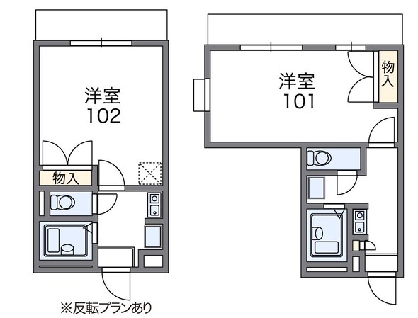 レオパレス雅の物件間取画像